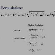 SE 413 Optimization Of A Truss