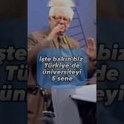 Merhum Oktay Sinanoğlu Yine Kitabın Ortasından Konuşmuş Üniversiteler Neden 5 Yıla çıktı