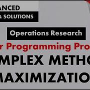 LPP Simplex Method Maximisation 3 Constraints L 3 Variables