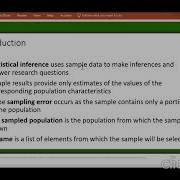 Introduction To Statistical Inference Selecting A Simple Random Sample Point Estimation