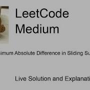 3567 Minimum Absolute Difference In Sliding Submatrix Leetcode Medium