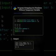 Swap Two Numbers Without Temp In Python Shorts Coding