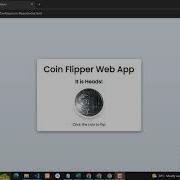 Coin Flipper Web App Using HTML CSS And JavaScript With Source Code