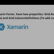 Grids In Xamarin Forms