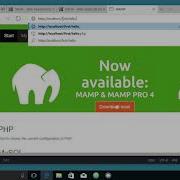 Installing MAMP On Windows 10 For PHP MySql