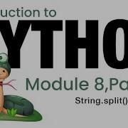 Python Module 8 String Split Fall 2023