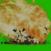 Explosion With Debris Green Screen Effects Free Use