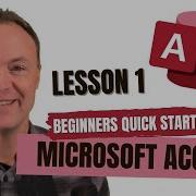 Microsoft Access Tutorial Beginners Level 1 Quick Start
