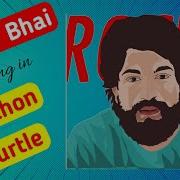Rocking Star Yash Drawing Using Python Turtle Graphics KGF Chapter 2 Rocky Bhai KGF Hero