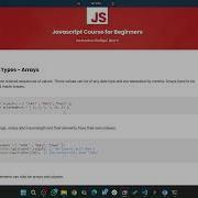 JavaScript Array Part 2 JavaScript Course For Beginners