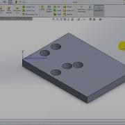51 SolidWorks 2015 Tutorial 51 Table Driven Pattern
