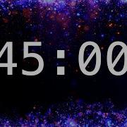 45 Minute Countdown Timer With Alarm Frame That Changes Color Relaxing Music