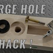 How To Make Large Flat Bottom Holes No Forstner Bit