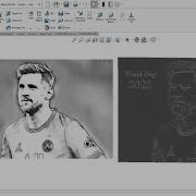 2022 World Cup Lionel Messi 3D Texture SolidWorks