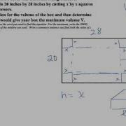 P7 Quadratic Review And Box Problem