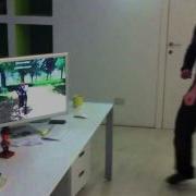 A Guy A Zombie And A Dog Using Unity3D And Microsoft Kinect