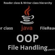 072 JAVA File Handling Reader Class Writer Class Hierarchy FileWriter FileReader