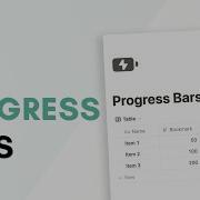 ПРОСТЫЕ индикаторы прогресса в Notion Урок для начинающих