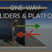 One Way 3D Colliders Platforms Unity Tutorial