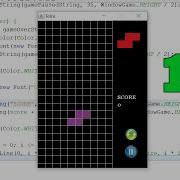 Tetris Game On Java Tutorial Part 10 Add Button Pause Refresh Game