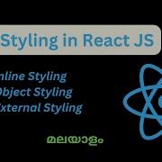 CSS Styling In React JS Inline Object External Easy Tutorial MALAYALAM React Jsx Html