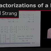 Five Factorizations Of A Matrix