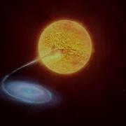 Artist S Animation Of A Binary With A White Dwarf