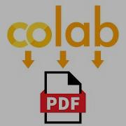 Google Colab экспорт в формат PDF
