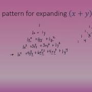 Using Pascal S Triangle For Binomial Expansion