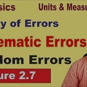 2 7 Systematic Errors Random Errors Least Count Errors Class 11 Physics