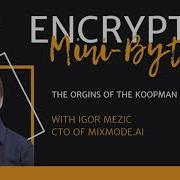 The Origins Of The Koopman Operator Igor Mezic