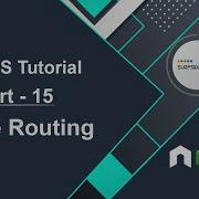 Node JS Tutorial Simple Routing