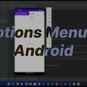 Options Menu Android Studio Android Basics JAVA