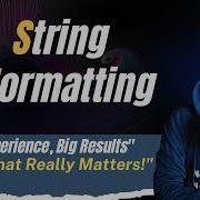 Python String Formatting CodersIndia By Rohit Tyagi