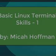 10 Minute Tip Basic Linux Terminal Skills 1