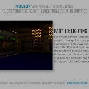 Re Creating DOOM S E1M1 Level In Unity Using ProBuilder Part 10 Lighting