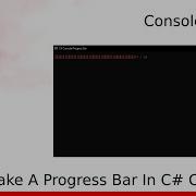 How To Make A Progress Bar In C Console