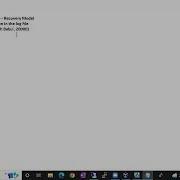 SQL DBA BATCH 44 Class 43 Recovery Models