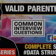 Valid Parentheses Leetcode Stack In Data Structure Hindi Stack Playlist Hello World By Prince