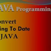 String To Date Conversion In Java Android Example