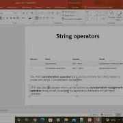 PHP CONCATENATION OPERATOR