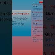 Sql Questions Sql Query Structure Query Language