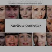 High Resolution Face Completion Attribute Controller