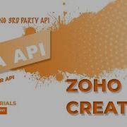 ZOHO CREATOR API Fetch Data Using API API KEY And Update Them In ZOHO Forms ZOHO API