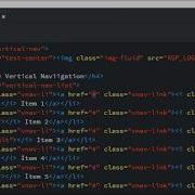 Manipulating Vertical Menus In Bootstrap Studio