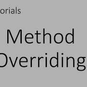 Java Tutorials Method Overriding In Java