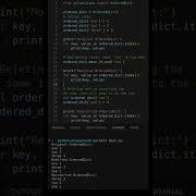 Maintaining Order In Python Dictionaries With OrderedDict