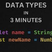 JS Data Types In 3 Minutes