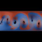 Highly Turbulent Vortex Street