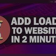 How To Add Loading Animation To Website In 2 Minutes